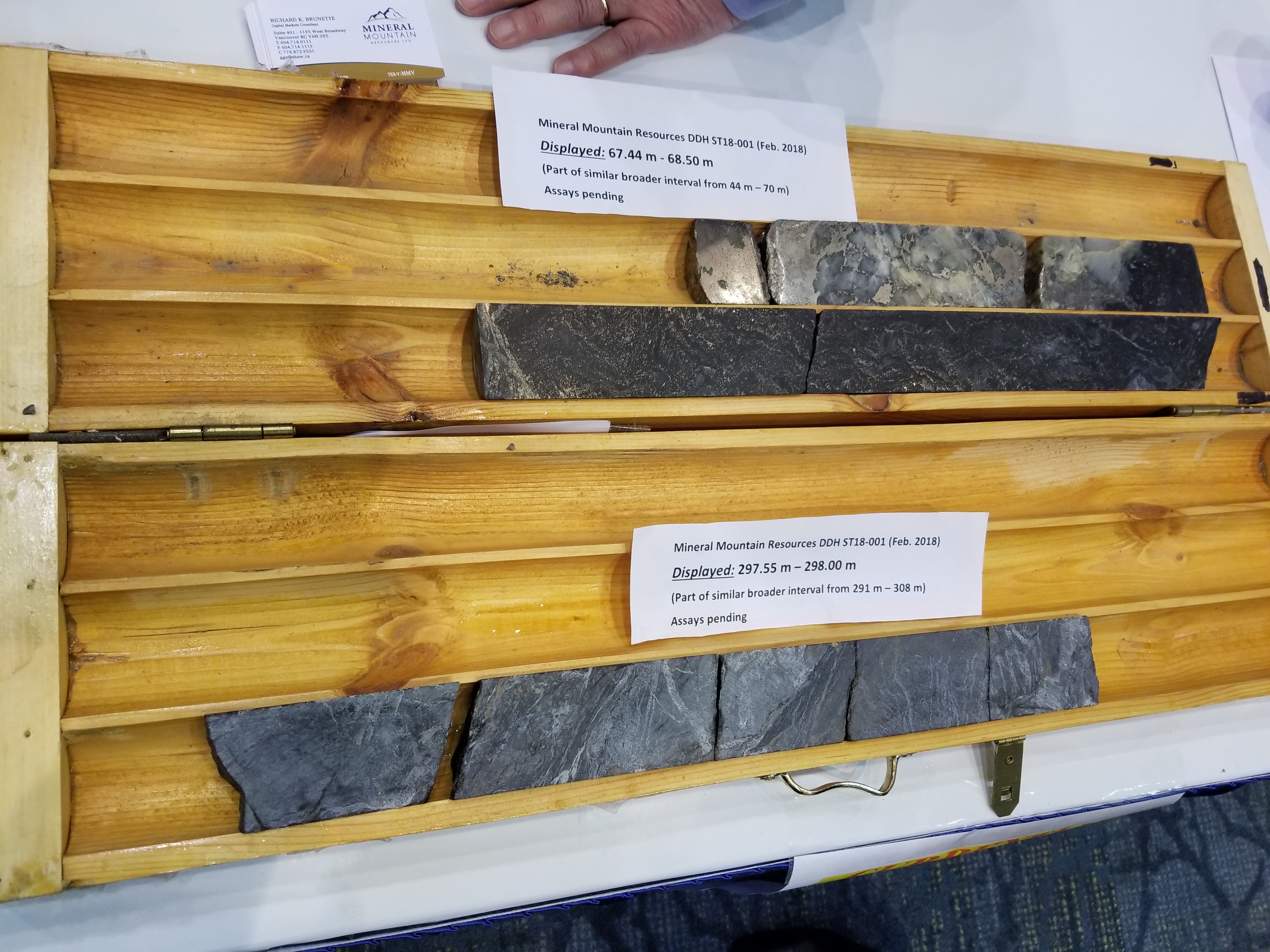 MMV Core Drilling Samples